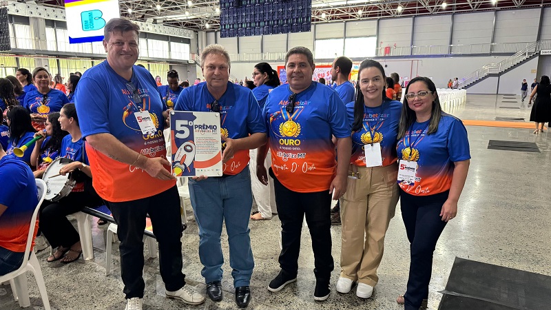 Conquista D' Oeste é destaque no 5º Prêmio Alfabetiza MT